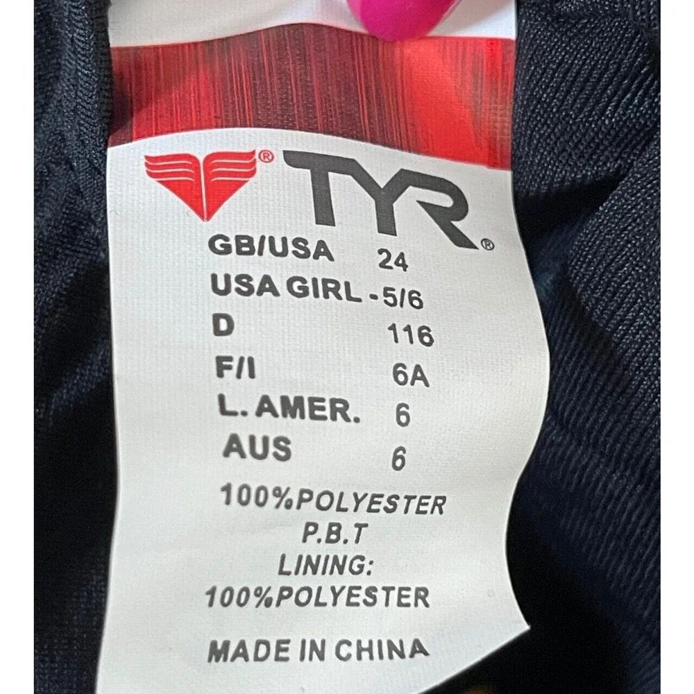 TYR Durafast YOUTH Alliance T-Splice MaxBack 1pc Swimsuit Yellow Size 24 $70